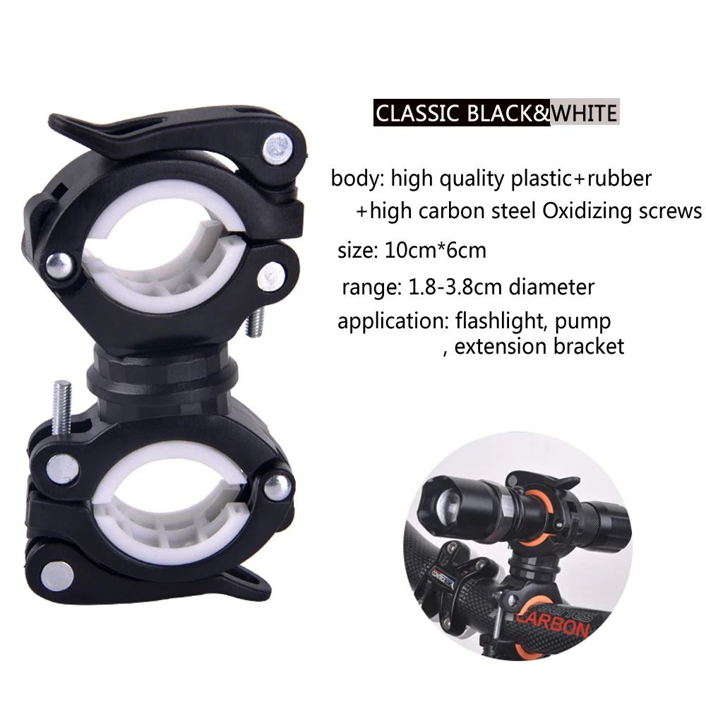 Flash Deal WOSAWE Bicycle Flashlight Clip Mountain Road Bike Handlebar Torch Holder Universal Cycling Lamp Air Pump Bracket Accessories 1 Flash Deal WOSAWE Bicycle Flashlight Clip Mountain Road Bike Handlebar Torch Holder Universal Cycling Lamp Air Pump Bracket Accessories 1