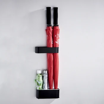 

Portable Wall Mounted Umbrella Storage Rack Adhesive Wall Umbrella Clip Holder Racks Home Storage Hanger Organizer pf9231