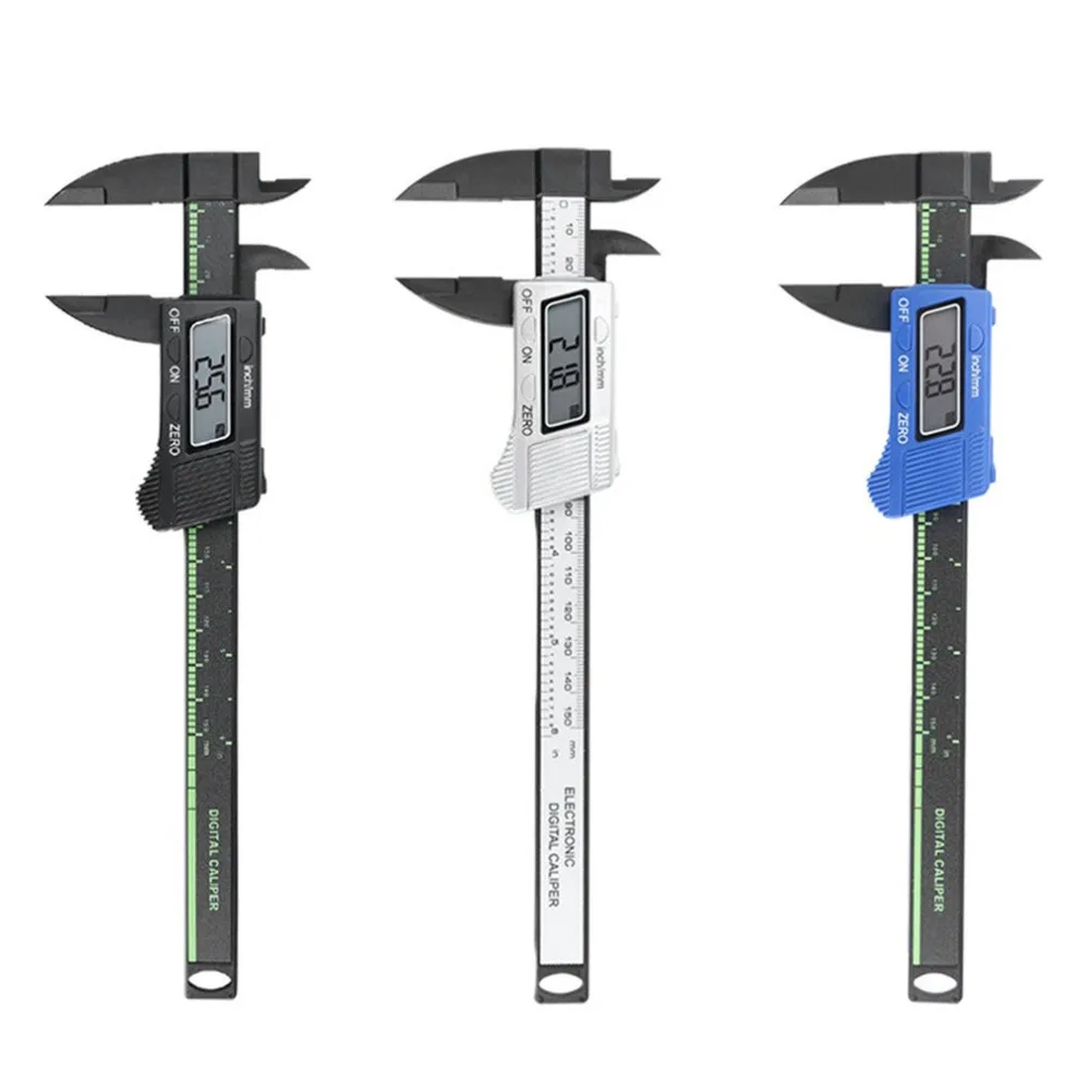 Accurate 0-150mm LCD Digital Display Electronic Vernier Caliper Gauge Micrometer Caliper Ruler Measuring Tool Device Hot Hot