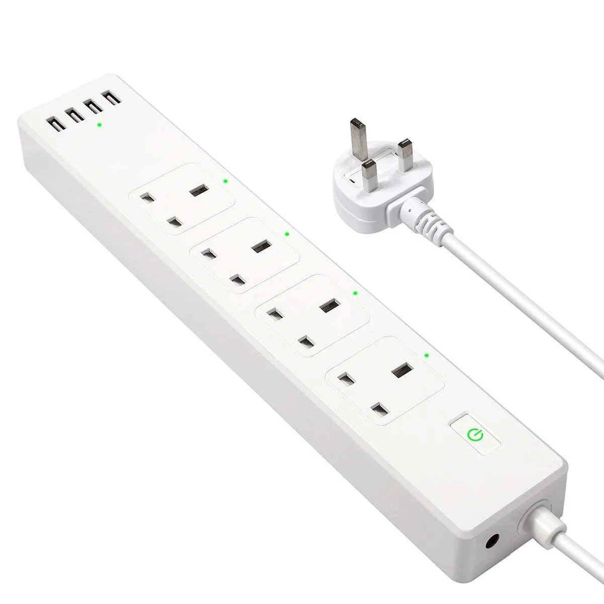 

British Regulatory WiFi Intelligent Extension Sockets APP Remote Sub-control Patch Board Support Amazon Alexa Google Home