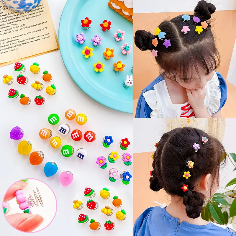 

Children's Clip Hairpin Summer Little Girl Headdress Doudou Button Girl's Baby Hair Ornament Cute Hairpin Hair Ornament