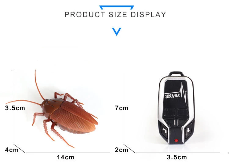 Инфракрасный пульт дистанционного управления имитация насекомых тараканов