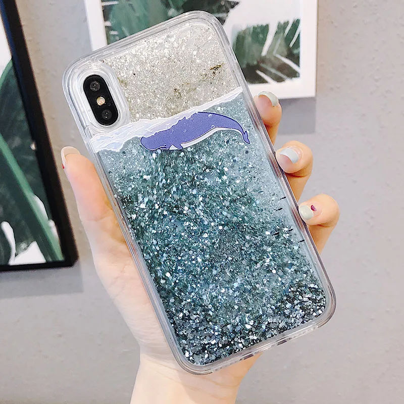 Динамичный, жидкий песок мягкий чехол для samsung A10 A6 A8 A7 A750 S10 S9 S8 плюс S7 край A3 A5 A7 J3 J5 J7 Note8 9