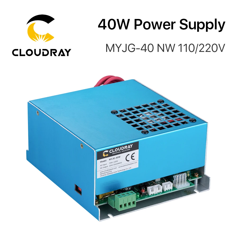 PROD 32720287480 Cloudray 40W CO2 Laser Power Supply MYJG-40 110V 220V
for CO2 Laser Engraving Cutting Machine 35-50W MYJG PROD 32720287480 Cloudray 40W CO2 Laser Power Supply MYJG-40 110V 220V
for CO2 Laser Engraving Cutting Machine 35-50W MYJG