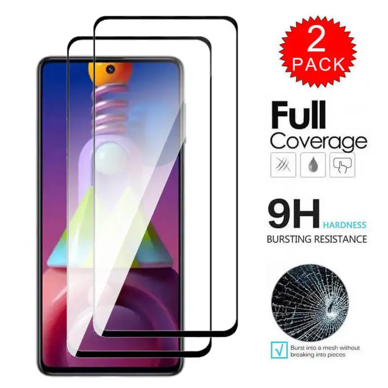 2 шт полное покрытие для Samsung Galaxy M51 защитное стекло на Samsun Galaxi M 51 SM M515F Защитная