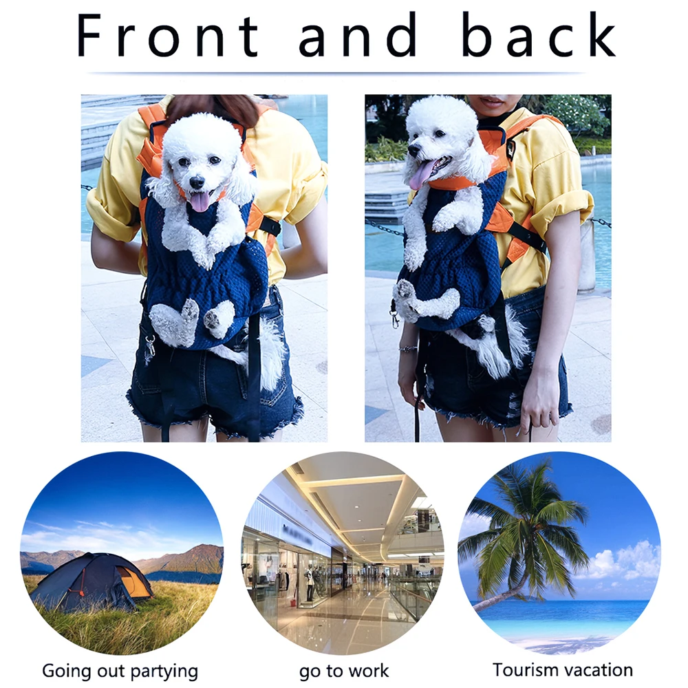 Дышащая сумка для собак, щенков, путешествий на открытом воздухе, рюкзак для домашних животных, рюкзак без рук, рюкзак на грудь для собак, сетчатая переноска для собак