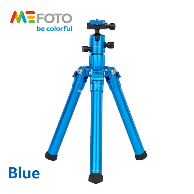 MeFoto MF25 штатив Reflexed монопод селфи палка мини портативный штатив для камеры с шаровой головкой 5 секций DHL - Цвет: Оранжевый