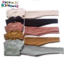 Г. Новая детская одежда детские пижамные комплекты для маленьких мальчиков и девочек, штаны в рубчик мягкие топы с длинными рукавами, весна-осень-зима, для мальчиков