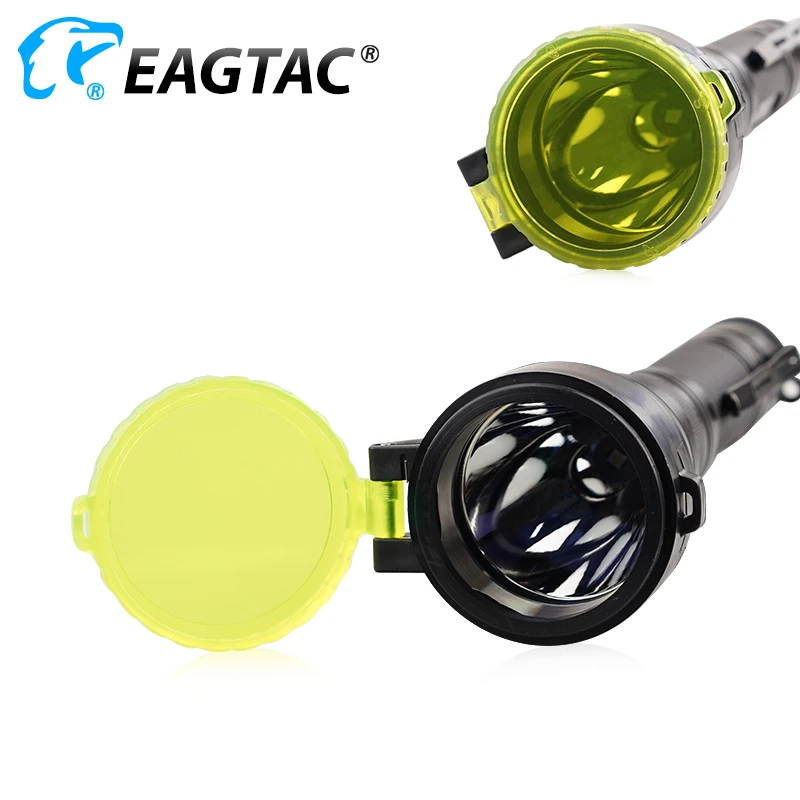EAGTAC желтый фильтр с откидной крышкой(пластик) для T G s m серии фонарик