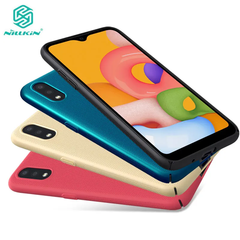 Для Samsung Galaxy A01 чехол Nillkin матовый защитный Жесткий ПК задняя крышка для шокер