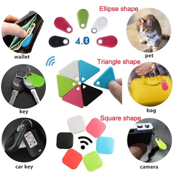 

Mini Fashion Bluetooth 4.0 Tracker GPS Tag Alarm Wallet Key Pet Dog Tracker Anti- Pocket Size Smart Tracker