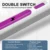 Two-in-One 10 LED UV Trap Mosquito Killer Racket 3000V Electric Bug Zapper USB Charging Summer Fly Swatter Trap Flies Insect