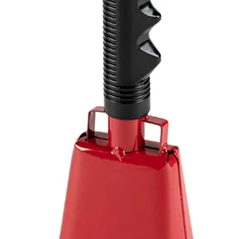 

Hot Cowbell with Handle-Cowbell Noise Generator, Loud Call Ringtone Suitable for Cheering, Sports Games, Wedding, Farm, Red