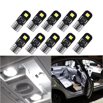 

10Pcs W5W T10 LED Car Interior Light for Skoda Octavia 2 A7 A5 A4 Vrs Fabia 2 1 Rapid Yeti Superb 3 Felicia Citigo RS