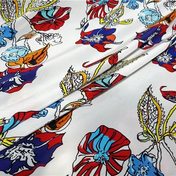 

Silk crepe de chine 100% silk dress fashion designer fabric comfortable breathable summer new products