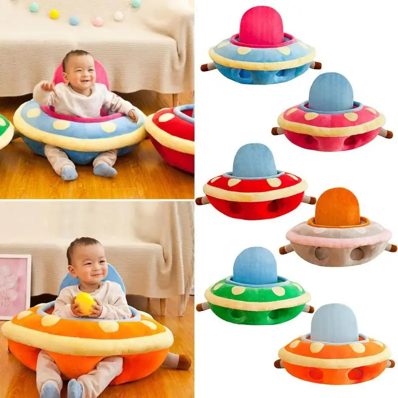 

Cute Baby Seat Colorful Sofa Support Chair Cover Learning To Sit Chair For Infant Toddler Nest Puff Without Cotton