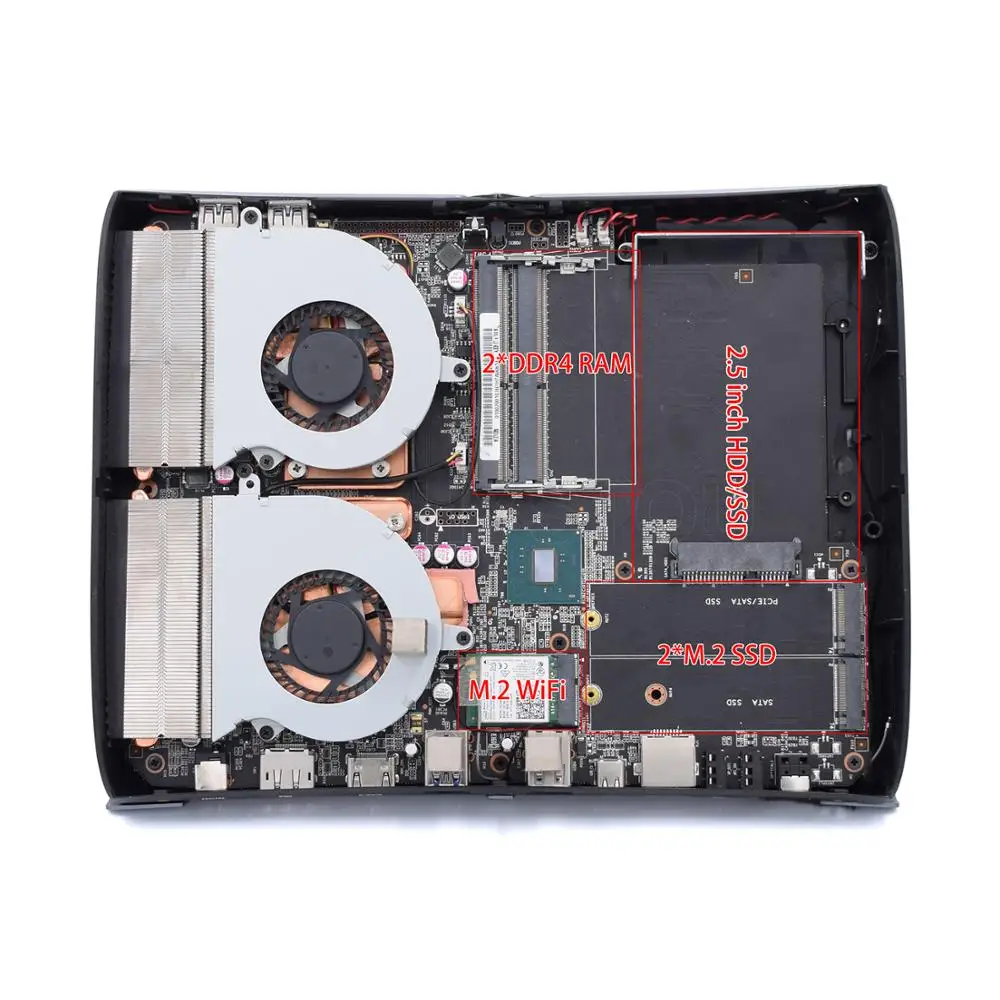 Двойной графический мини ПК с Nvidia Geforce GTX 960M Intel Core i7 6700HQ WiFi и Bluetooth DDR4 RAM i5 6300HQ