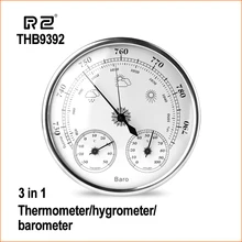 RZ настенный термометр гигрометр цифровой бытовой высокой точности манометр воздуха погода инструмент барометр