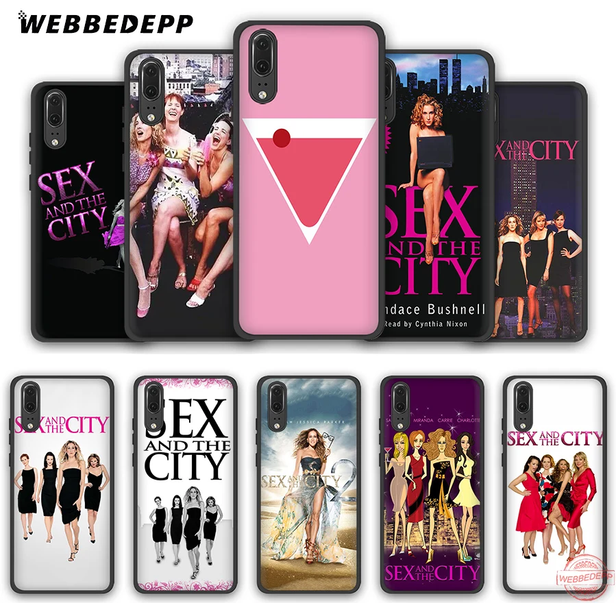 Мягкий чехол WEBBEDEPP Sex And The City для Huawei P Smart Z Plus 2018 2019 &amp Y6 Y7 Y9 Prime V20 | Мобильные