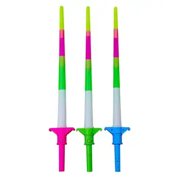 

LED Telescopic Magic Star Wand Flashing Sticks Lights Up Sticks Xmas Prop