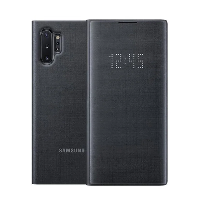Samsung светодиодный смарт-чехол для телефона, чехол для samsung GALAXY Note 10 Note10 Plus, тонкий флип-чехол