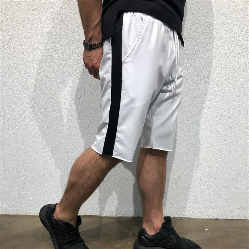 white Jogger новые модные мужские шорты мужские пляжные шорты бодибилдинг мужские спортивные залы Тренировка Шорты Мужская одежда - Цвет: white