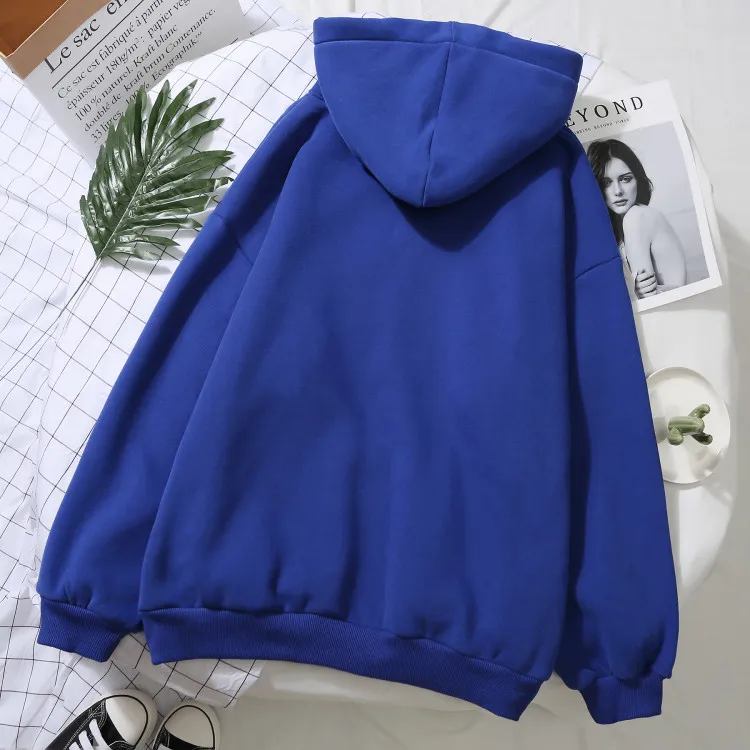 Sudadera Mujer Harajuku Модные женские толстовки с капюшоном корейские Ulzzang винтажные флисовые толстовки с длинными рукавами и капюшоном топы