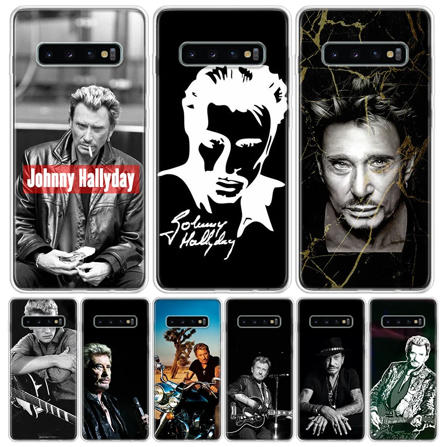 

Johnny Hallyday Music Cover Phone Case For Samsung Galaxy S10+ Lite Note 10 9 8 S9 S8 J4 J6 J8 Plus S7 S6 2018 Coque Shell