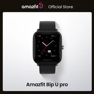 Amazfit-reloj inteligente Bip U Pro, accesorio de pulsera resistente al agua hasta 5 ATM, con GPS, pantalla a Color de 31g y 60 modos deportivos para Android
