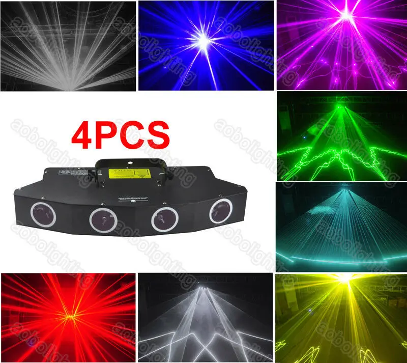 Proiettore Laser Alien 500mW Blu &ndash; Scansione XY Con Effetti Beam &ndash; Per DJ E Discoteche