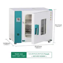101-0A доменной печи 43L/220 V/50 ℃ роторный испаритель электромеханический печь с интеллигентая(ый) цифровой Дисплей
