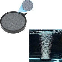 

Aquarium Aeration Pump High Temperature Sintered Gas Plate with Edged Bubble Stone Gas Stone Aquarium Gas Cake Sand Head 107mm