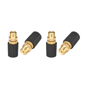 

uxcell Uxcell 5/8/10 Pcs Adjustable Spray Drippers, 6mm Interface Dia Copper Atomization Sprinklers for Garden Irrigation