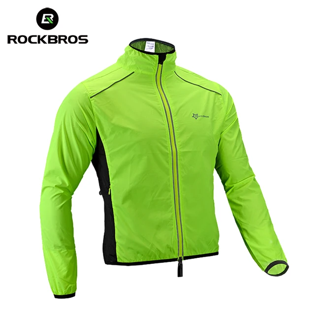 US $11.86 ROCKBROS Jacket Cycling Wind Jacket Bike Raincoat Cycling Rain Coat Jersey Bicycle Rainproof Windpr