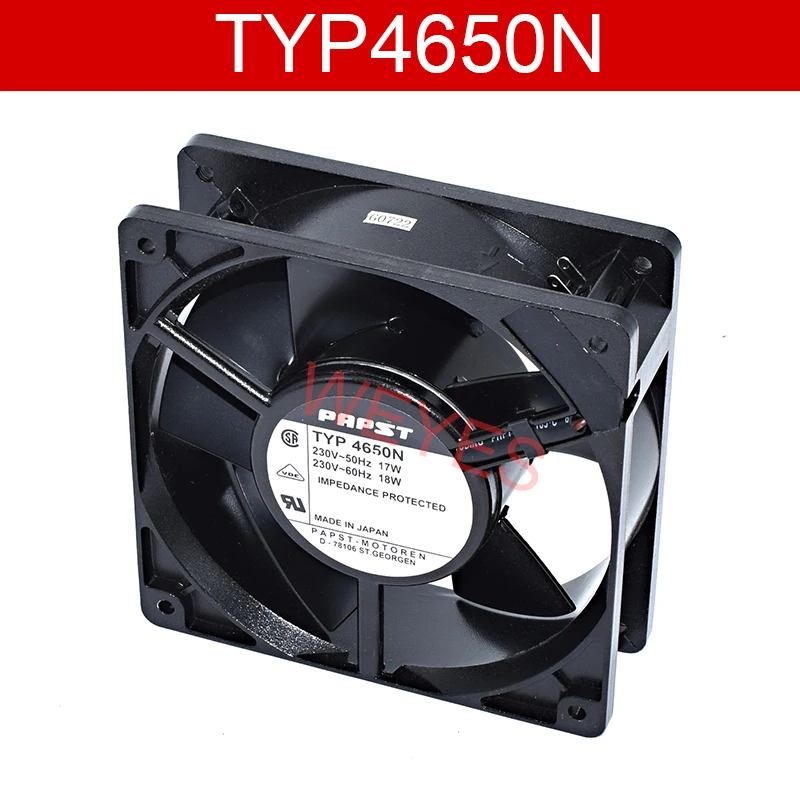 

Original TYP4650N 230V~50Hz 17W 230V~60Hz 18W 120*120*38mm Metal Cooling Fan