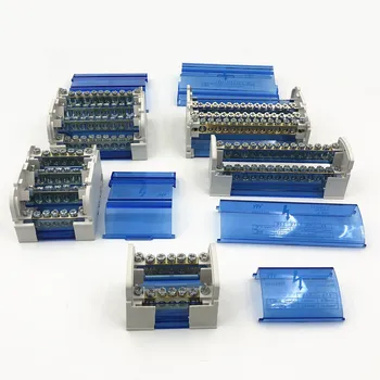 

1pcs Neutral junction box Zero ground strips of different sizes of threading holes 125A porous high current