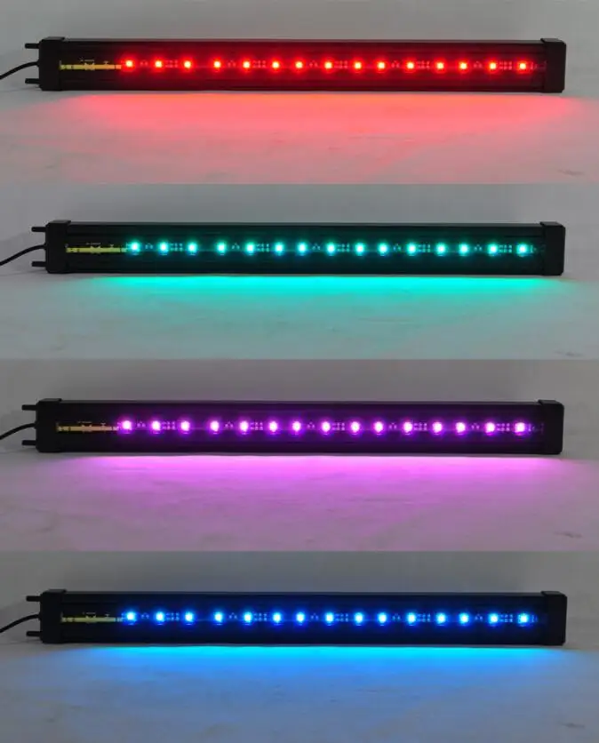 Underwater Submersible Fish Tank Light Color Changing LED Air Bubble Light Aquarium Air Bubble Lamp Making Oxygen for Fish Tank