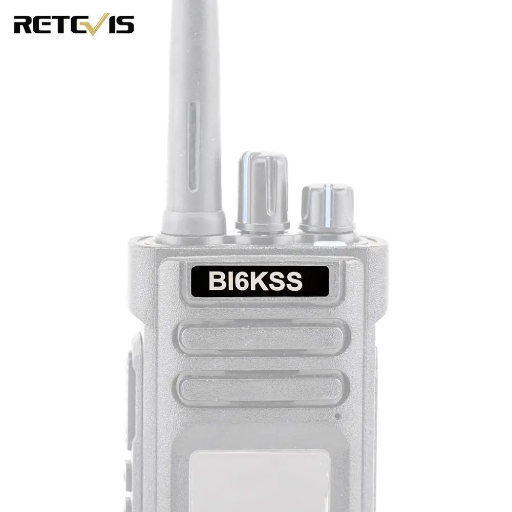 Наклейка с надписью на заказ для Ailunce HD1 DMR радио Ham IP67 водонепроницаемая цифровая