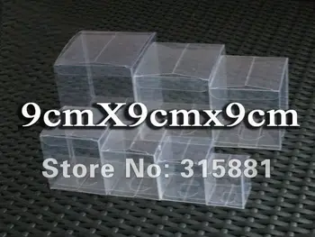 

PVC clear packing box 9x9x9cm 60pcs/lot