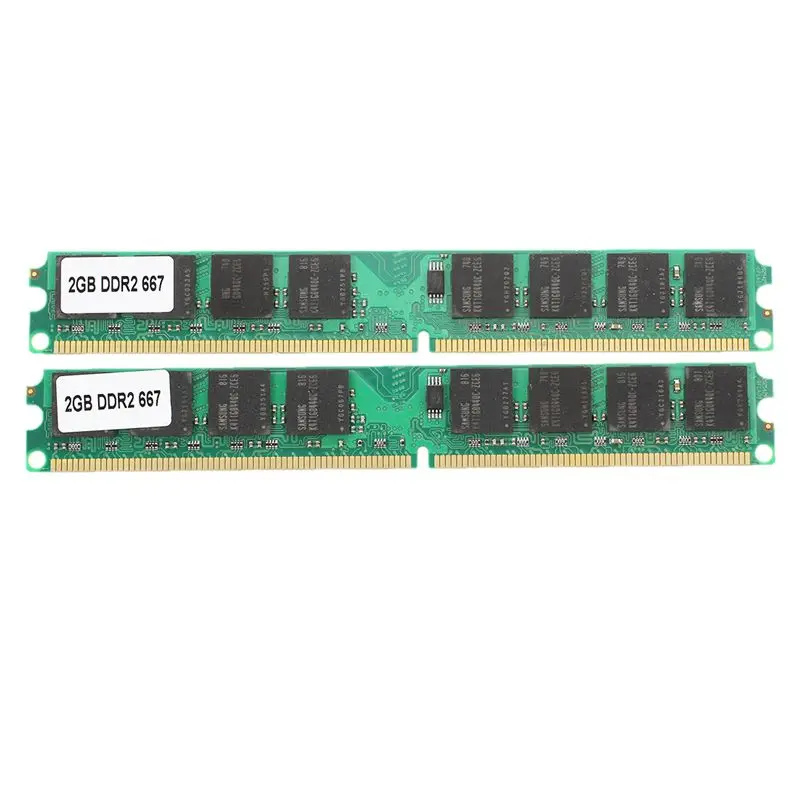 Samsung 10pcs 2GB DDR2-800MHZ PC2-6400 240pin RAM Desktop Memory Non-ECC PC