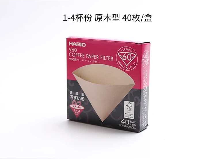 Hario V60 Filter Coffee Paper 1-4 Cup 