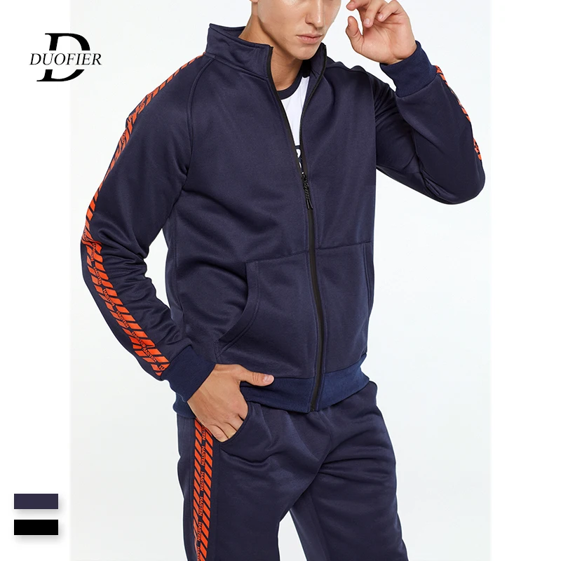 

Mens Casual Sets Sweatshirts Pullover 2019 Autumn New Men Two Piece Jackets+Pants Tracksuit Sets Male Brand Clothing Sweatsuit
