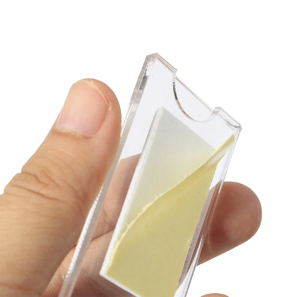 Custom Size Shelf Edge Talker Adhesive Price Tag Sleeve Logo Number Name Info Card Display Holder Rack Sign Clip Frame Case | Дом и сад