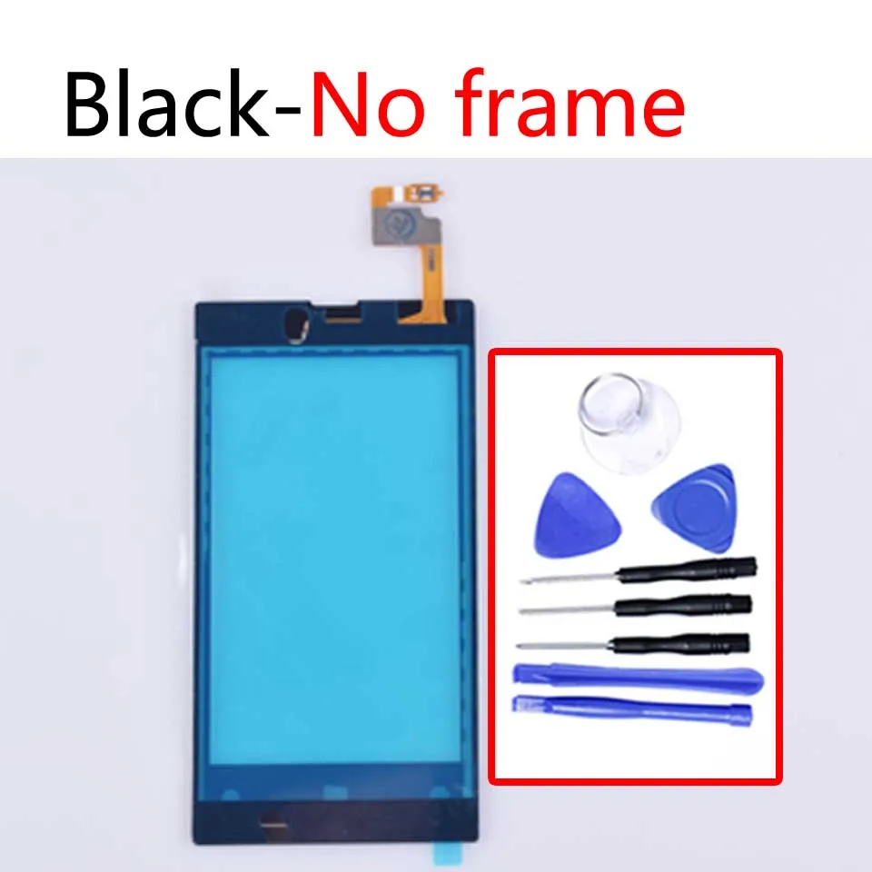 No frame-With tool Для Nokia Lumia 520 N520 сенсорный экран панель дигитайзер сенсор Переднее стекло Внешний сенсорный экран Замена 4,0 дюймов - Цвет: No frame-With tool