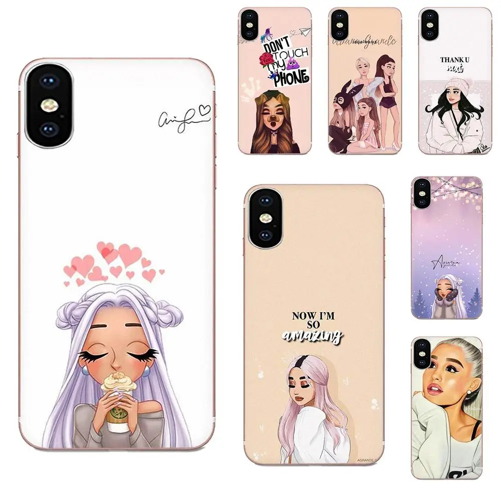Beautiful Gril Ariana Grande High Quality Soft Back For Xiaomi Redmi Mi 4 7A 9T K20 CC9 CC9e Note 7 8 9 Y3 SE Pro Prime Go Play | Мобильные