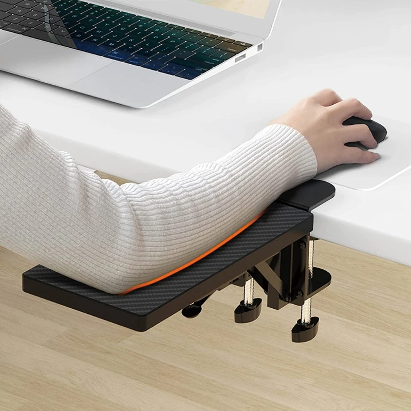 Ergonomic Adjustable Computer Desk Extender Arm Wrist Rest Support Bracket Collapsible Make Your Arms Easier (Black) | Компьютеры и
