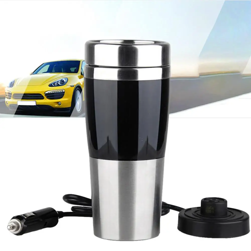 

400ml Car Electric Mug Kettle Vehicle Thermos Heating Cup Travel Boiling Water Coffee Tea 12V For Car Or Truck