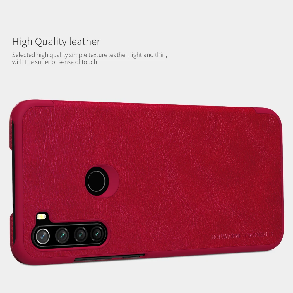 Big Promo jxnGt Redmi Note 8T Case NILLKIN Qin Series PU Leather Flip Cover Case for Xiaomi Redmi Note 8T Note 8 T Note8 T