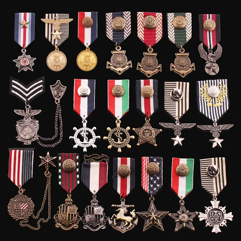 Модная брошь для одежды нагрудная заказ на рейтинг армии колледжа металлическая