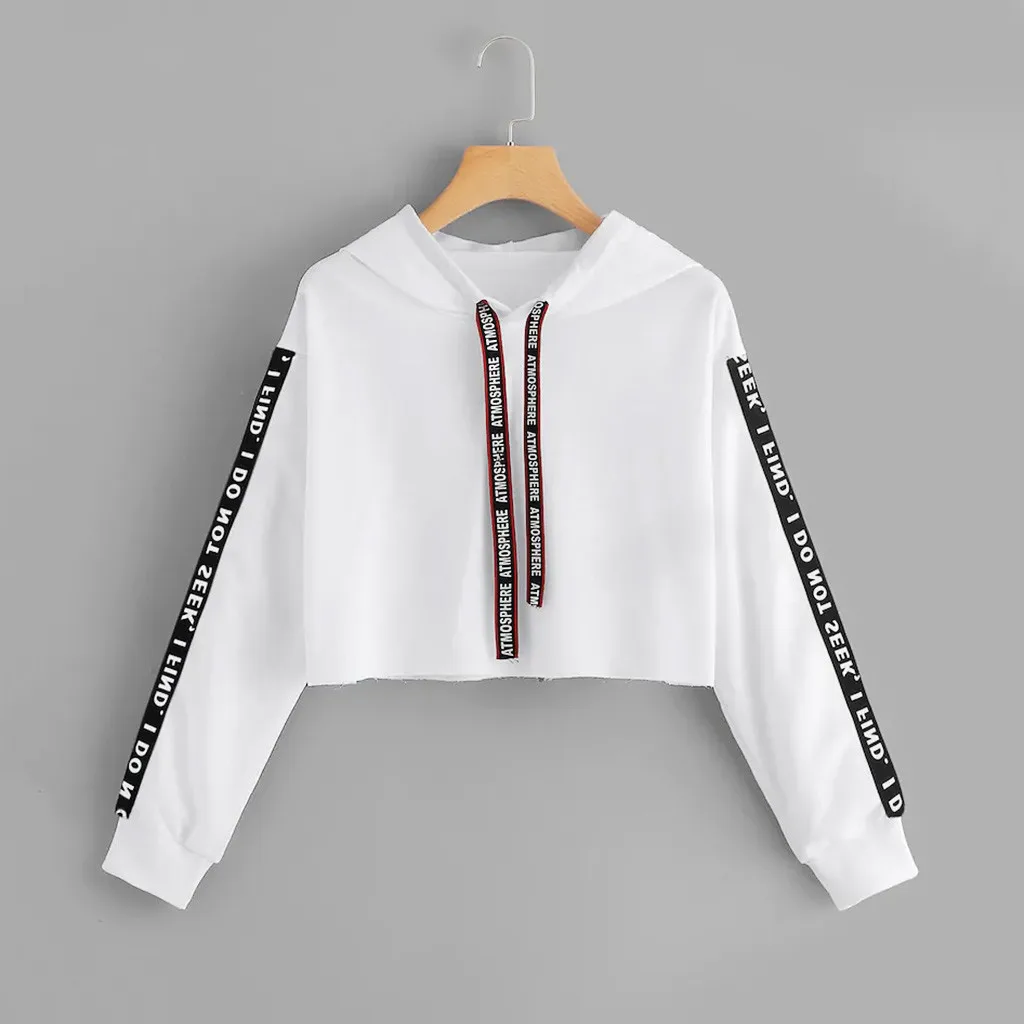 Women Letter Print Pullover Top Sweatshirts Coat Women Hoodies Hoodies Sweatshirt Autumn Crop Top Long Sleeve Sweatshirt Hoodie Women Letter Print Pullover Top Sweatshirts Coat Women Hoodies Hoodies Sweatshirt Autumn Crop Top Long Sleeve Sweatshirt Hoodie